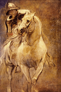 Man On Horseback, Sir Anthony van Dyck, PD|100 via Wikimedia Commons