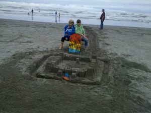 Leah and Christy Cannon Beach 2012 © cjjasp 2012