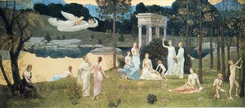 Arts and the Muses by Pierre Puvis de Chavannes, 1884-1889