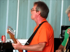 Robert (Mad Dog) Johnson performing live at Wade's Place, Aug. 24, 2014