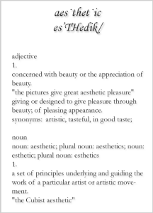 aesthetic definition