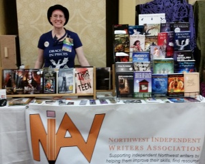 Lee French at Norwescon 2015 in NIWA Booth