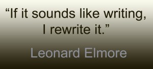 leonard elmore quote