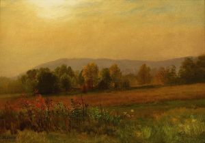 Albert Bierstadt - Autumn Landscape PD|100 via Wikimedia Commons