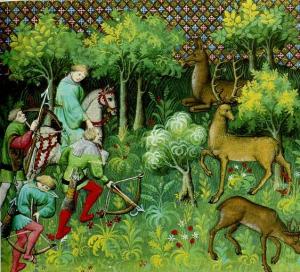 Medieval_forest wikimedia commons PD 100 yrs