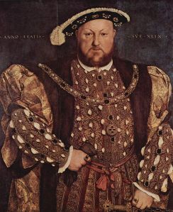 Portrait of Henry VIII (1491-1547) by Hans Holbein