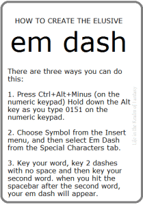 em dash meme