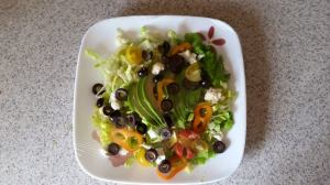 avacado dinner salad