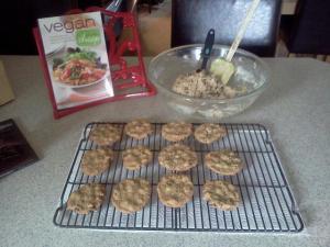 chocolate chip cookies, vegan