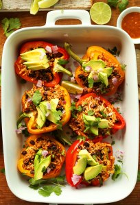 Minimalist Baker -Cauliflower-Rice-Stuffed-Peppers-Protein-and-fiber-rich-and-so-easy-vegan-glutenfree-plantbased-stuffedpeppers-re