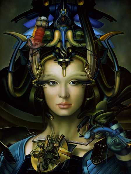 Madonna Without a Child; oil on board by Ralle CC-3.0-SSA