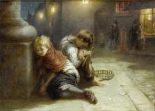 Augustus_Edwin_Mulready_Fatigued_Minstrels_1883
