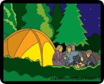 Family Camping Clipart