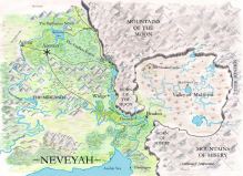 Map of Neveyah, color copy compressed