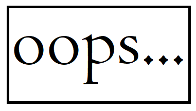 oops