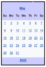 calendar