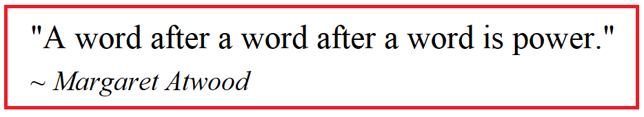 Margaret Atwood on writing LIRF07252022