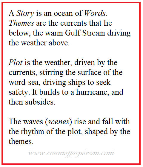 story as an ocean of words