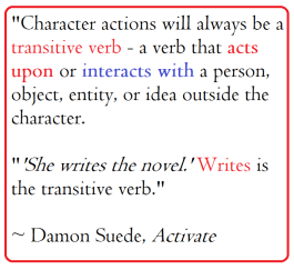 transitive verb damon suede quote