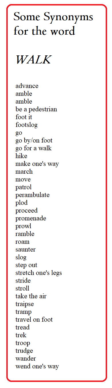 Walk