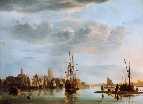 View of Dordrecht, by Aelbert Cuyp