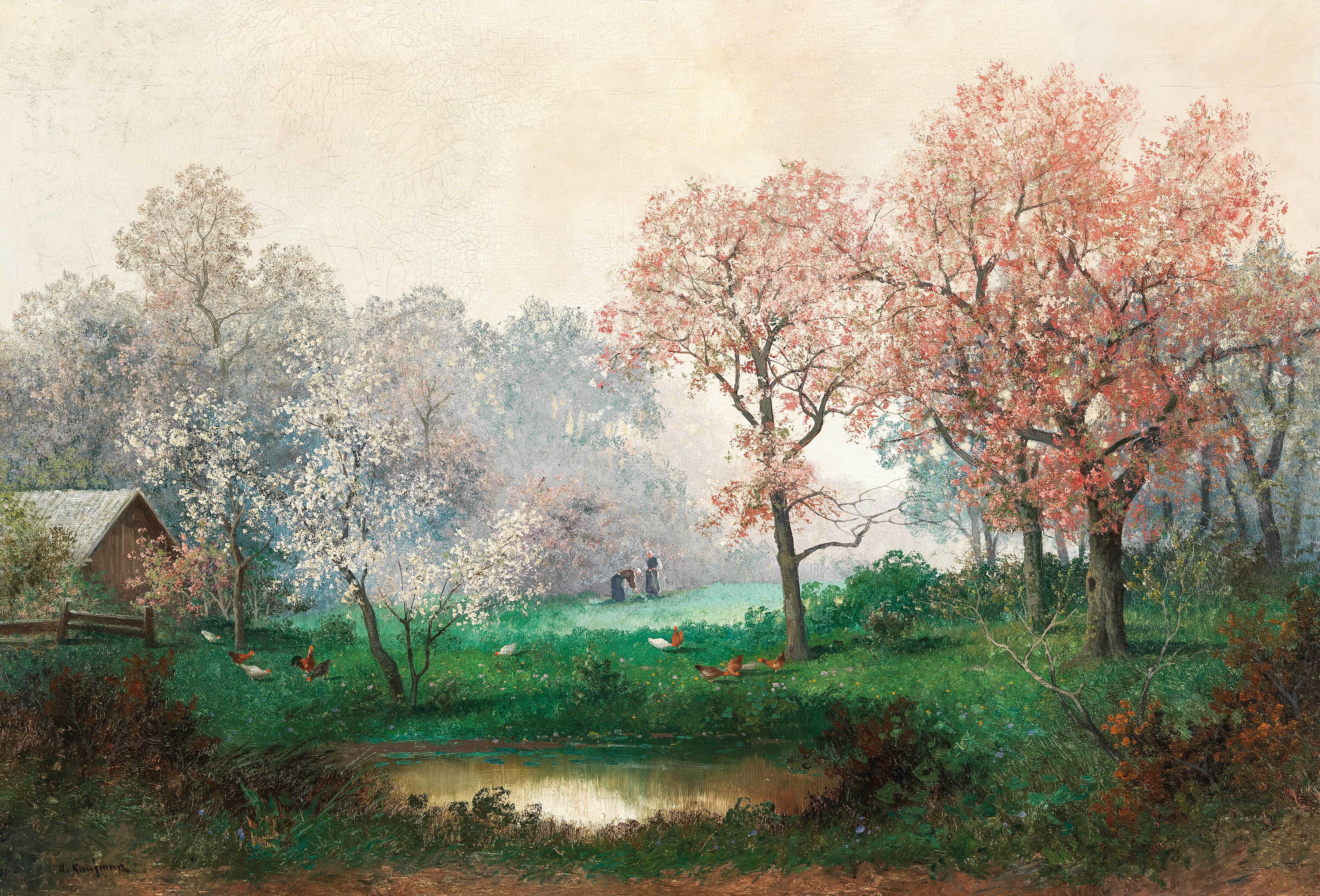 Adolf_Kaufmann_Under_the_treesjpg
