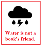 water not a friend of books