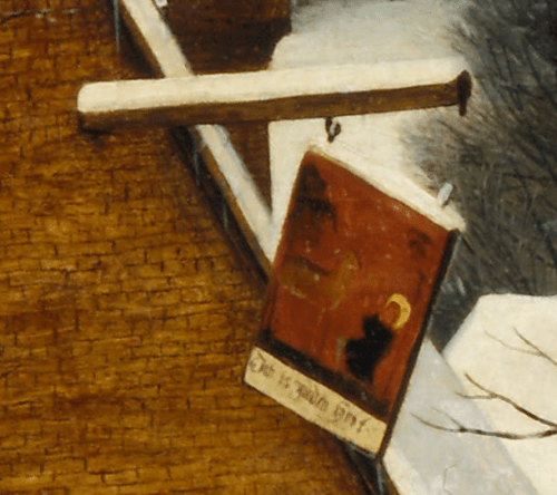 detai_sign_hunters_in_the_snow_Brueghel