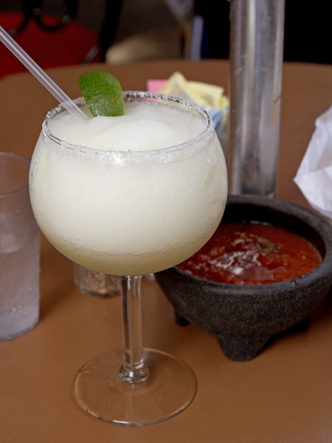 blended margarita drink