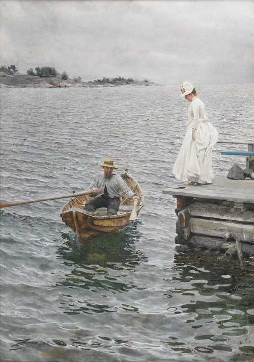 Sommarnöje_(1886),_akvarell_av_Anders_Zorn