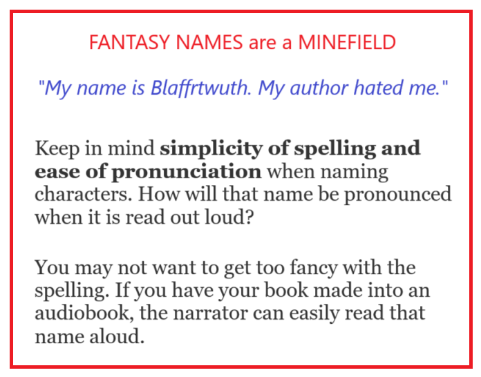 Text only: Fantasy names are a minefield. Keep it simple and think about ease of pronunciation when it comes to how you spell them. 
