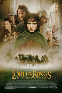 Movie poster for the Fellowship of the Ring